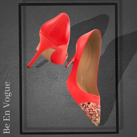 J.Crew Elsie Fabric Cap Toe Pumps